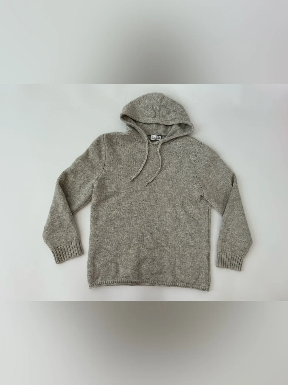 Candy & Caviar 100% Cashmere The Roll Hem Pullover Hoodie Men’s Medium $298 Luxe